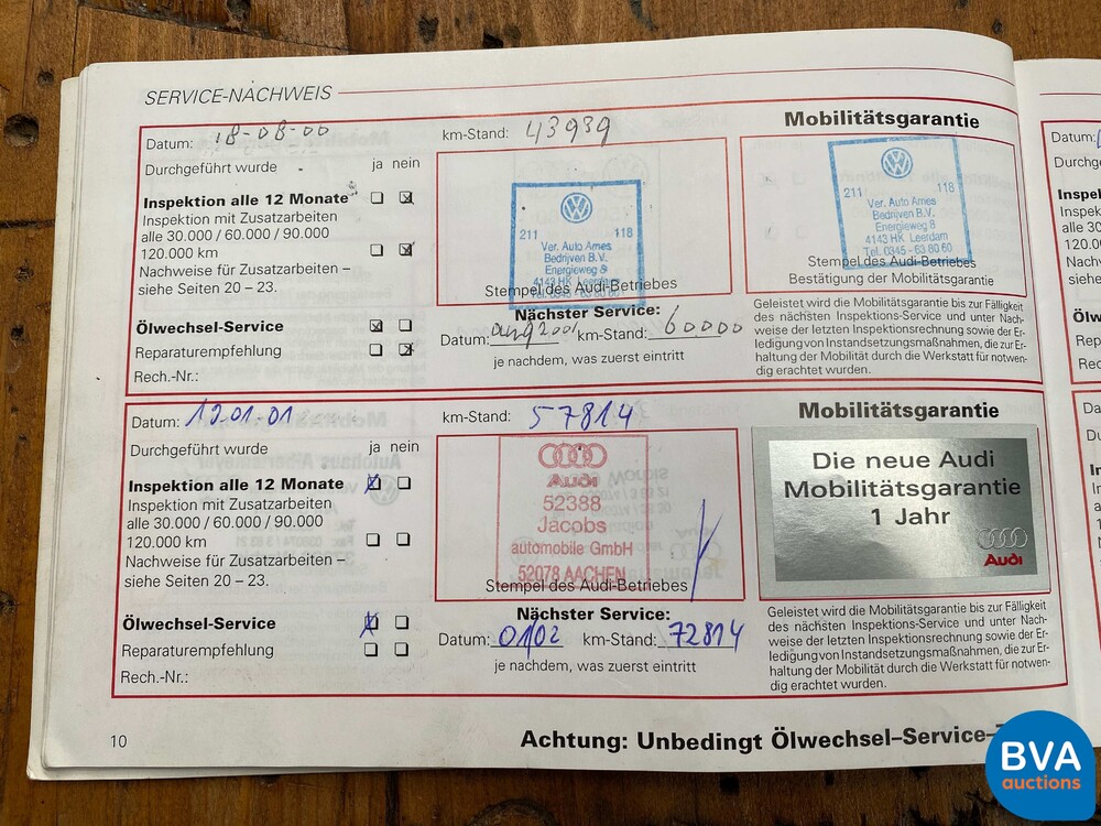 Audi S4 Avant 2.7 V6 quattro A4 Advance 1999 265PK, 79-FT-NX