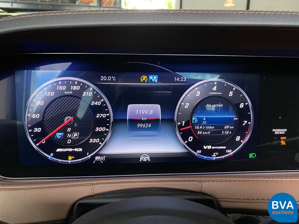 Mercedes-Benz S63 AMG Lang 612pk 4Matic+ Premium Plus S-klasse 2018, XL-831-D