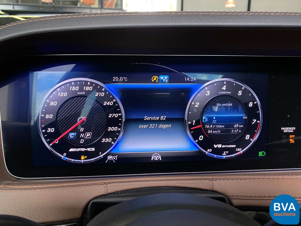 Mercedes-Benz S63 AMG Lang 612pk 4Matic+ Premium Plus S-klasse 2018, XL-831-D