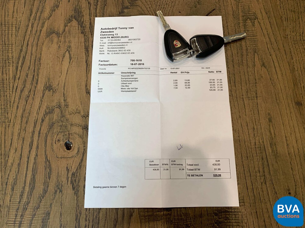 Porsche 9113.8 Carrera 4S Coupe 997 355 PS 2006, J-994-LS.