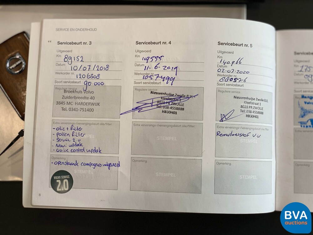 Volvo XC90 2.0 T8 Twin Engine Plug-In Hybrid AWD Beschriftung 7-Personen 407pk 2015, HR-456-T.