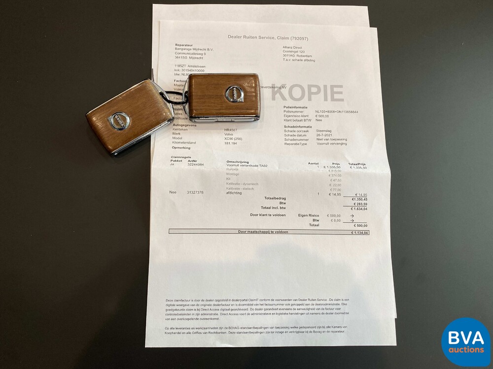 Volvo XC90 2.0 T8 Twin Engine Plug-In Hybrid AWD Beschriftung 7-Personen 407pk 2015, HR-456-T.