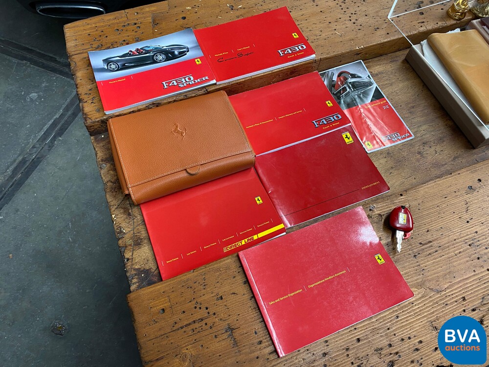 Ferrari F430 Spider F1 CARBON KERAMIK 4.3 V8 485pk 2007, NL-Zulassung.