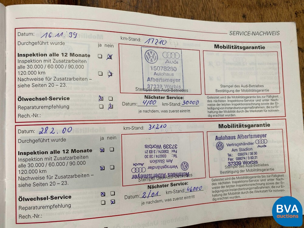 Audi S4 Avant2.7 V6 quattro A4 Advance 1999 265PS, 79-FT-NX.