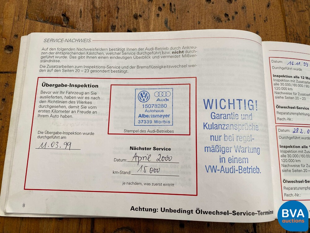 Audi S4 Avant2.7 V6 quattro A4 Advance 1999 265PS, 79-FT-NX.