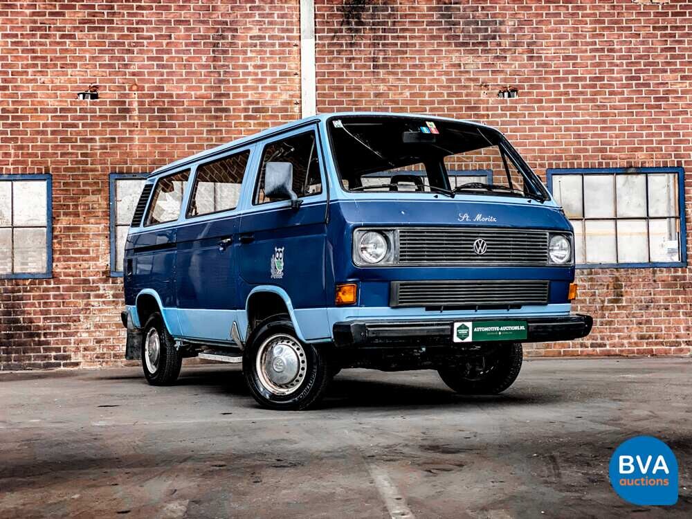 Volkswagen T3 Caravelle 4WD Syncro GL Transporter 75PS 1986.