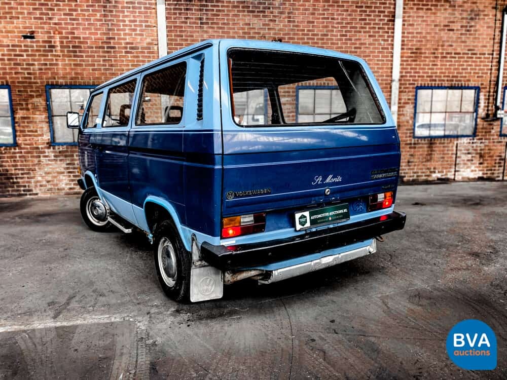 Volkswagen T3 Caravelle 4WD Syncro GL Transporter 75PS 1986.