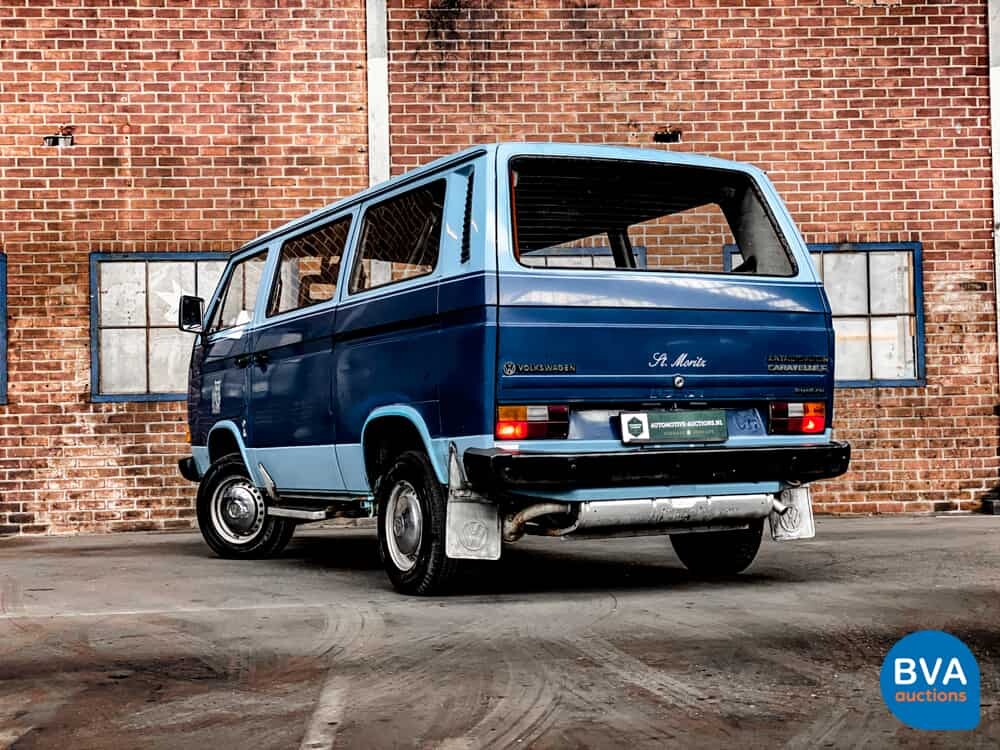 Volkswagen T3 Caravelle 4WD Syncro GL Transporter 75PS 1986.
