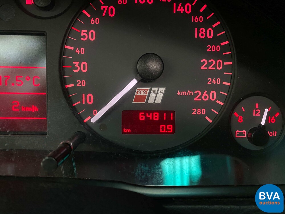 Audi S4 2.7 V6 Quattro Biturbo 265 PS 2002.