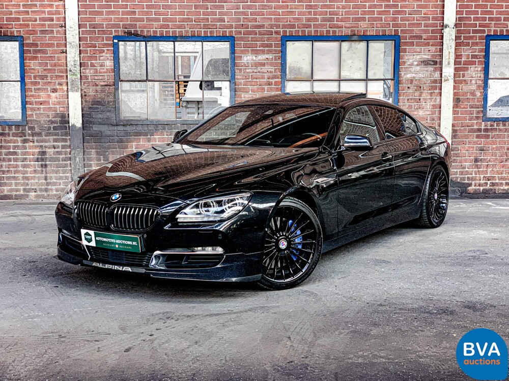 BMW Alpina B6 Gran Coupe 540pk 2014 730nM (M6), NL registration.