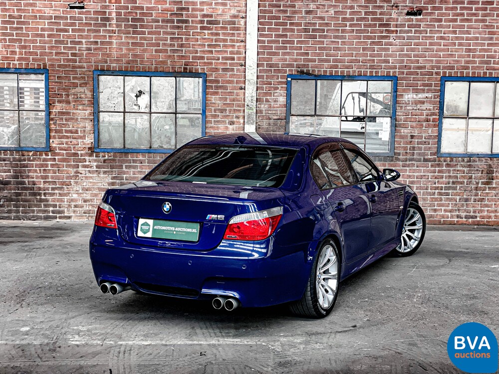 BMW M5 5.0 V10 E60 507pk 5-Serie 2005 -YOUNGTIMER-, J-709-BP.