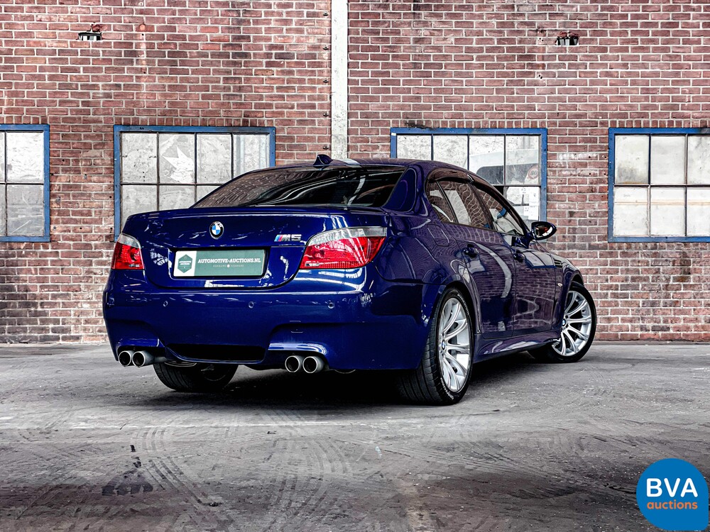 BMW M5 5.0 V10 E60 507pk 5-Serie 2005 -YOUNGTIMER-, J-709-BP.