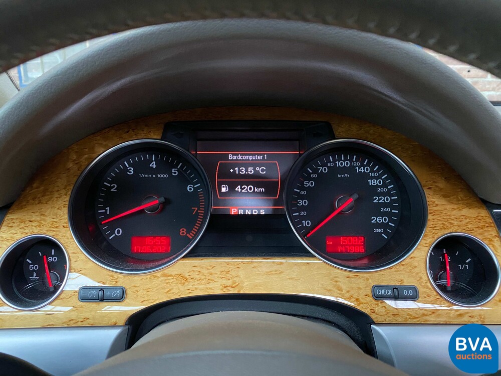Audi A8 Lang 6.0 W12 Quattro Pro Line 450 PS 2006.