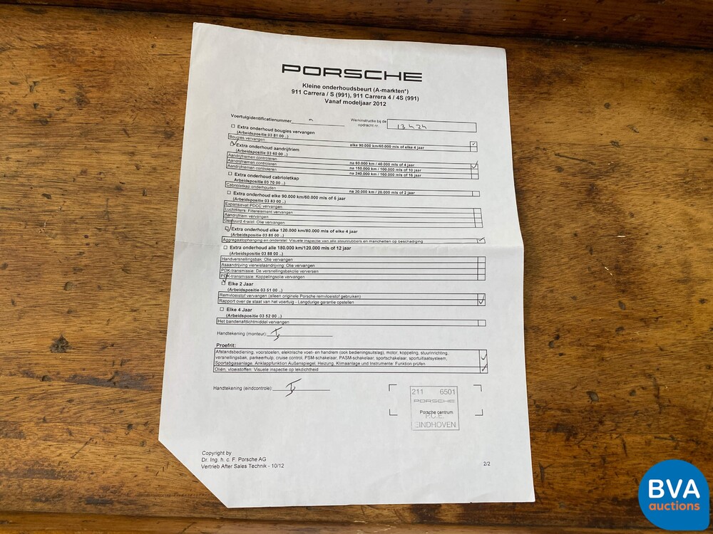 Porsche 911 Carrera 350PS 2013 991 Coupe NW-Modell.