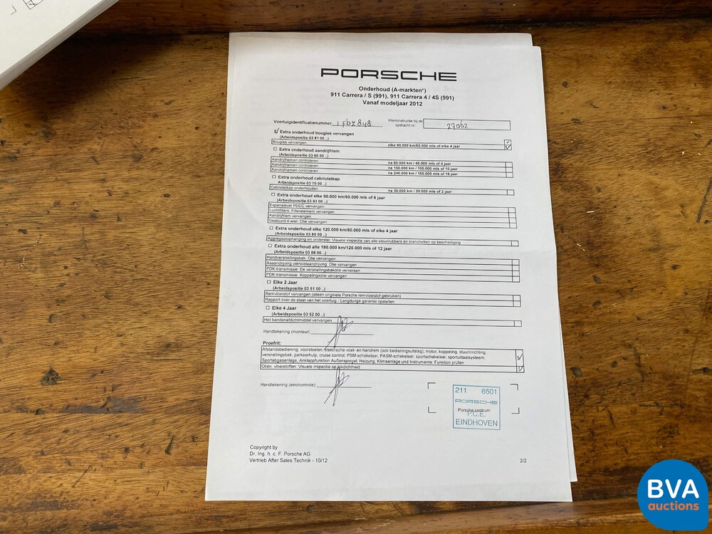 Porsche 911 Carrera 350PS 2013 991 Coupe NW-Modell.