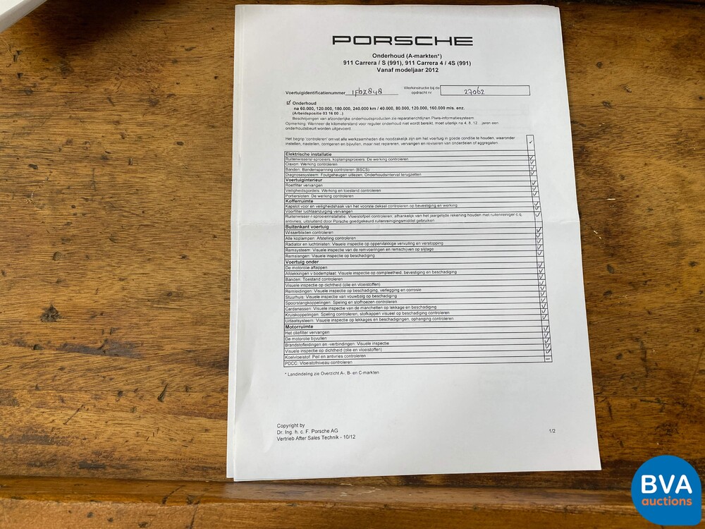 Porsche 911 Carrera 350PS 2013 991 Coupe NW-Modell.