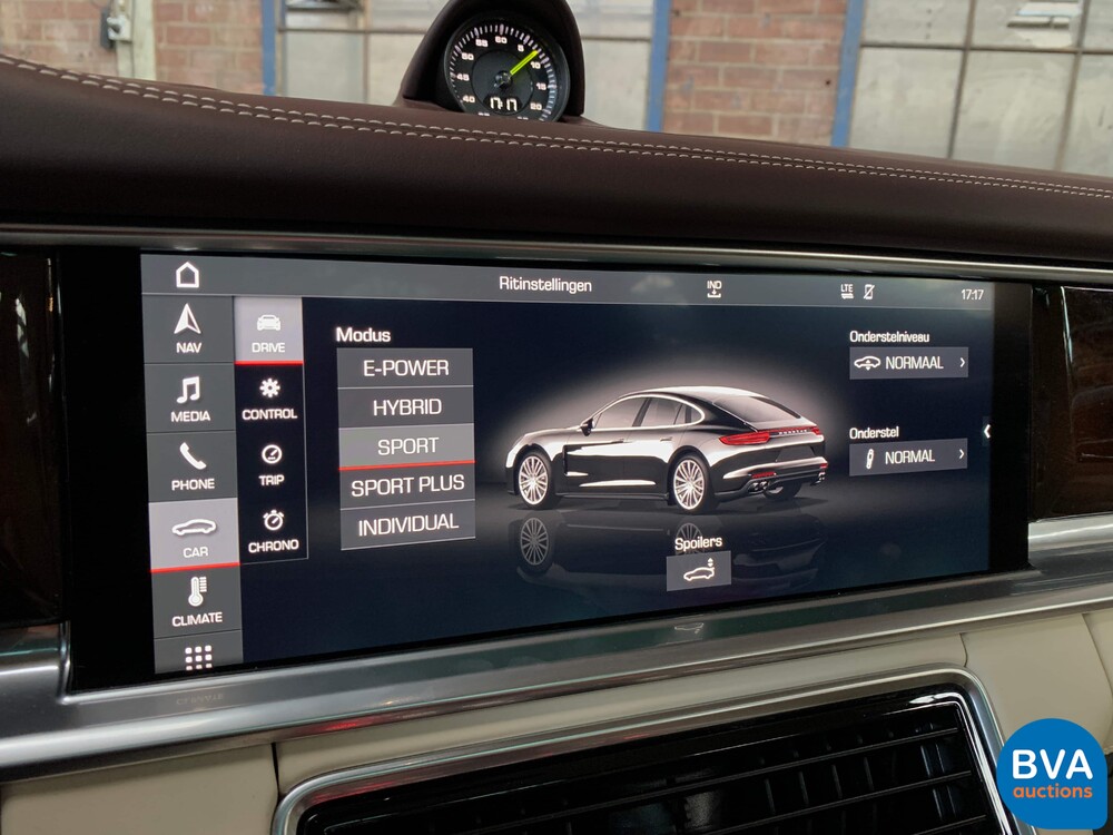 Porsche Panamera 4 E-Hybrid Executive (LWB) Sportchrono 462pk 2.9 V6 2017 -Org NL-, PG-784-J.