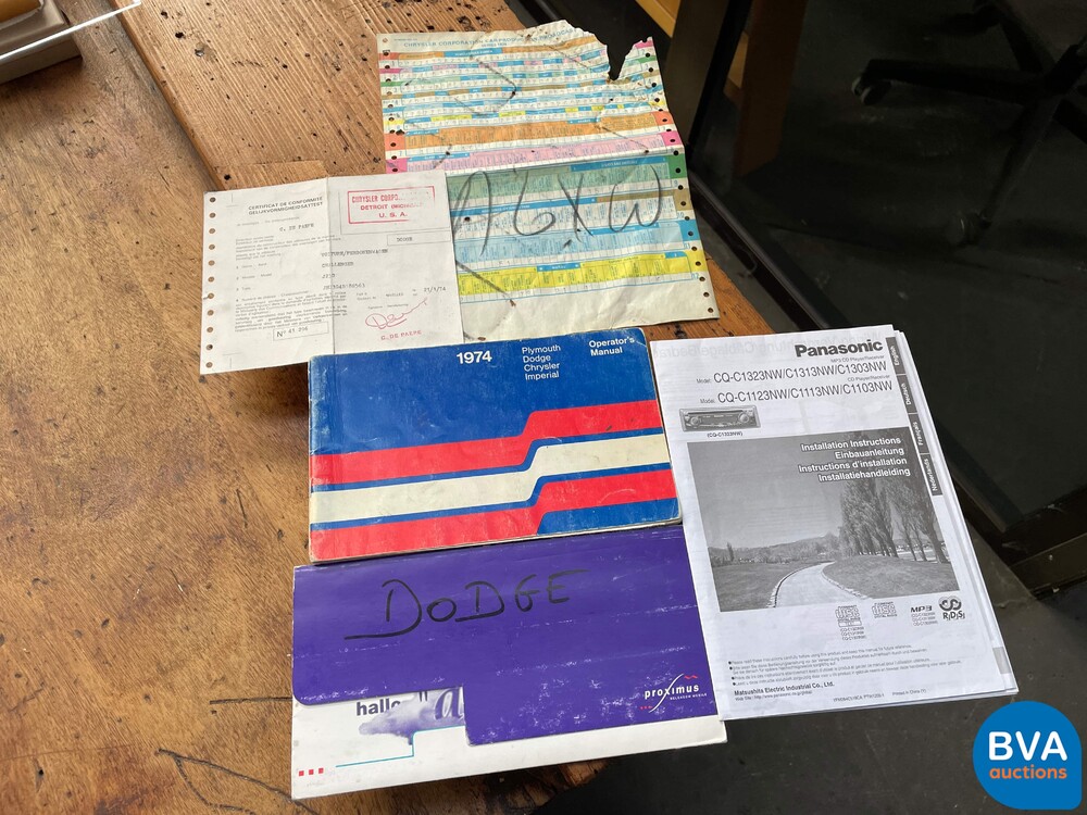 Dodge-Herausforderer 1974 5.2L V8.