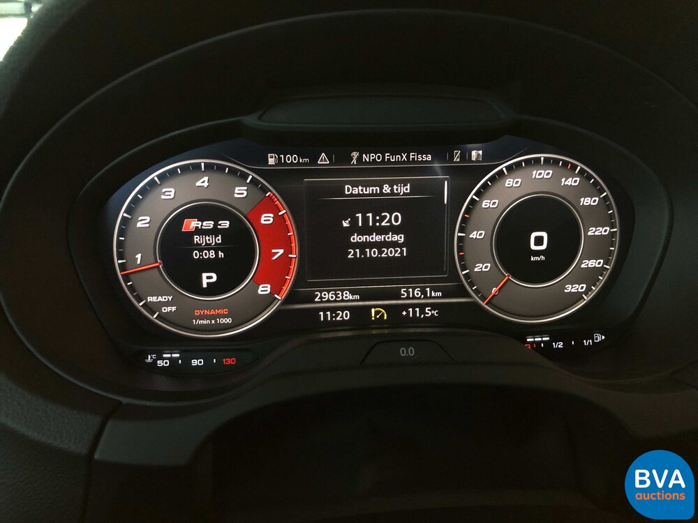 Audi RS3 2.5 TFSI quattro Sportback 400pk 2019, K-736-NB