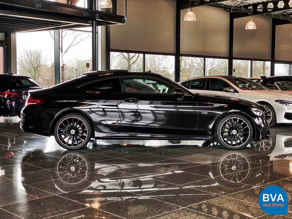 Mercedes-Benz C200 Coupé AMG NIGHT-EDITION Premium Plus C-Klasse 184pk 2018, XF-600-K