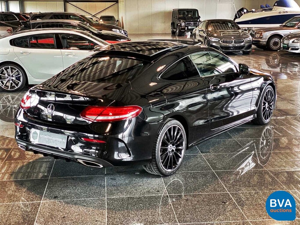 Mercedes-Benz C200 Coupé AMG NIGHT-EDITION Premium Plus C-Klasse 184pk 2018, XF-600-K