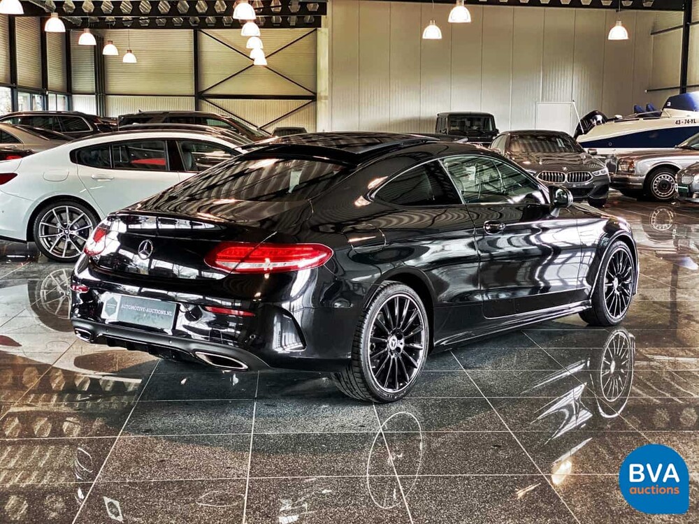 Mercedes-Benz C200 Coupé AMG NIGHT-EDITION Premium Plus C-Klasse 184pk 2018, XF-600-K