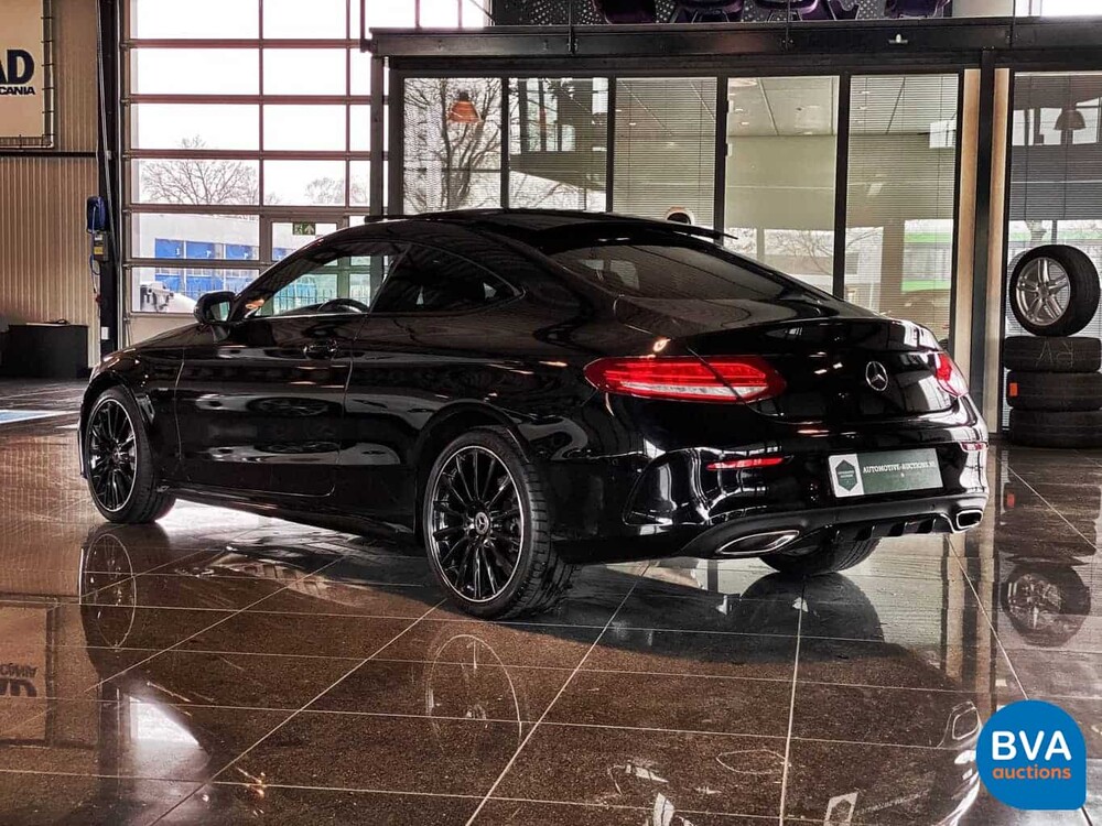 Mercedes-Benz C200 Coupé AMG NIGHT-EDITION Premium Plus C-Klasse 184pk 2018, XF-600-K