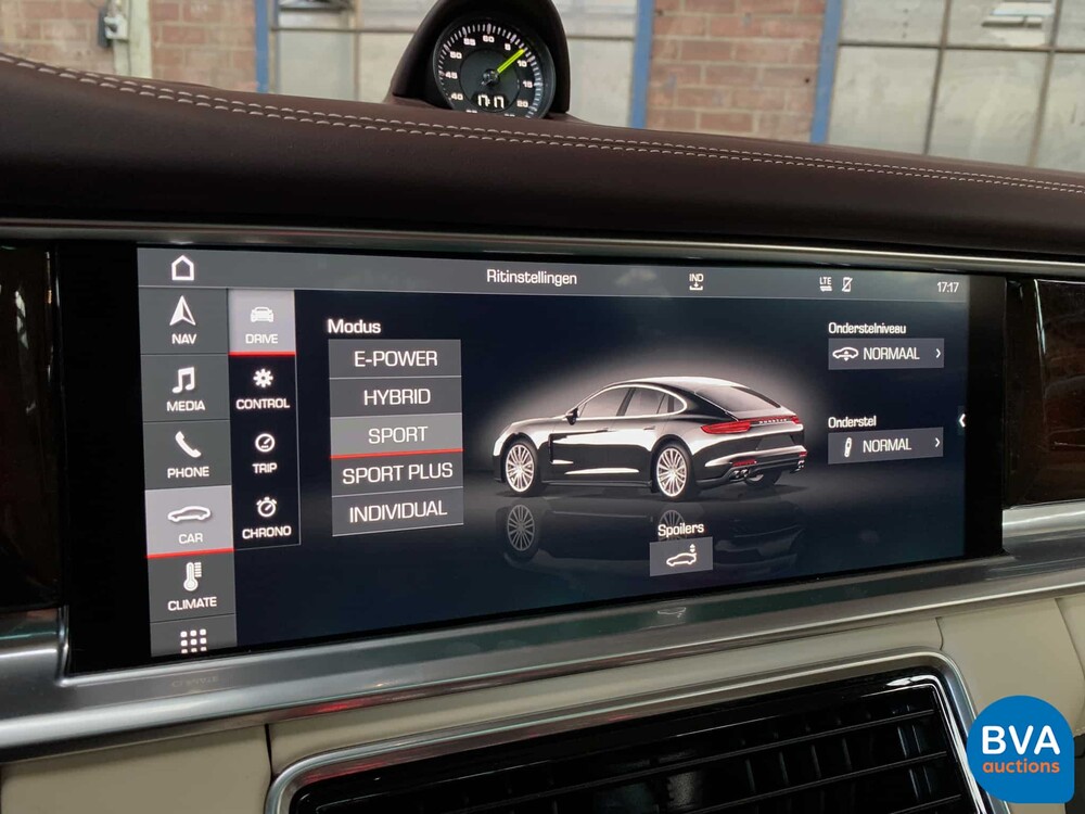 Porsche Panamera 4 E-Hybrid Executive (LWB) Sportchrono 462pk 2.9 V6 2017 -Org NL-, PG-784-J.