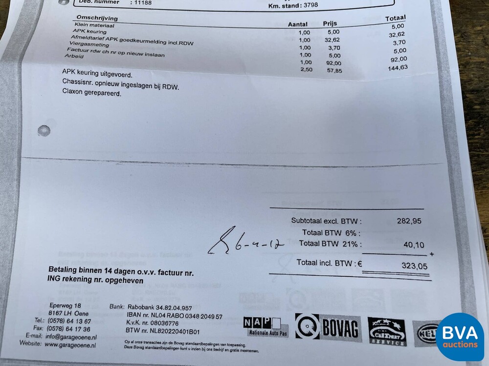 Triumph TR4A2.1A TR4 Convertible -Org.NL-1966, 49-21-BX.