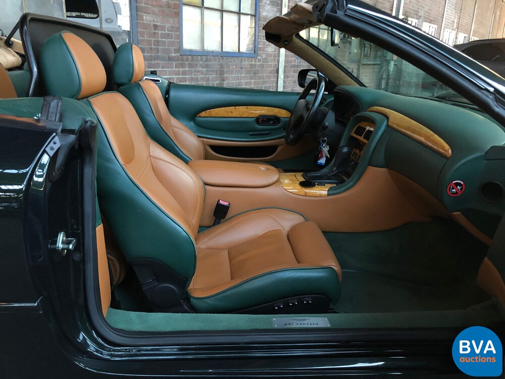 Aston Martin DB7 Volante Vantage 5.9 V12 416pk 2001 -Org NL-, 15-GS-FD.