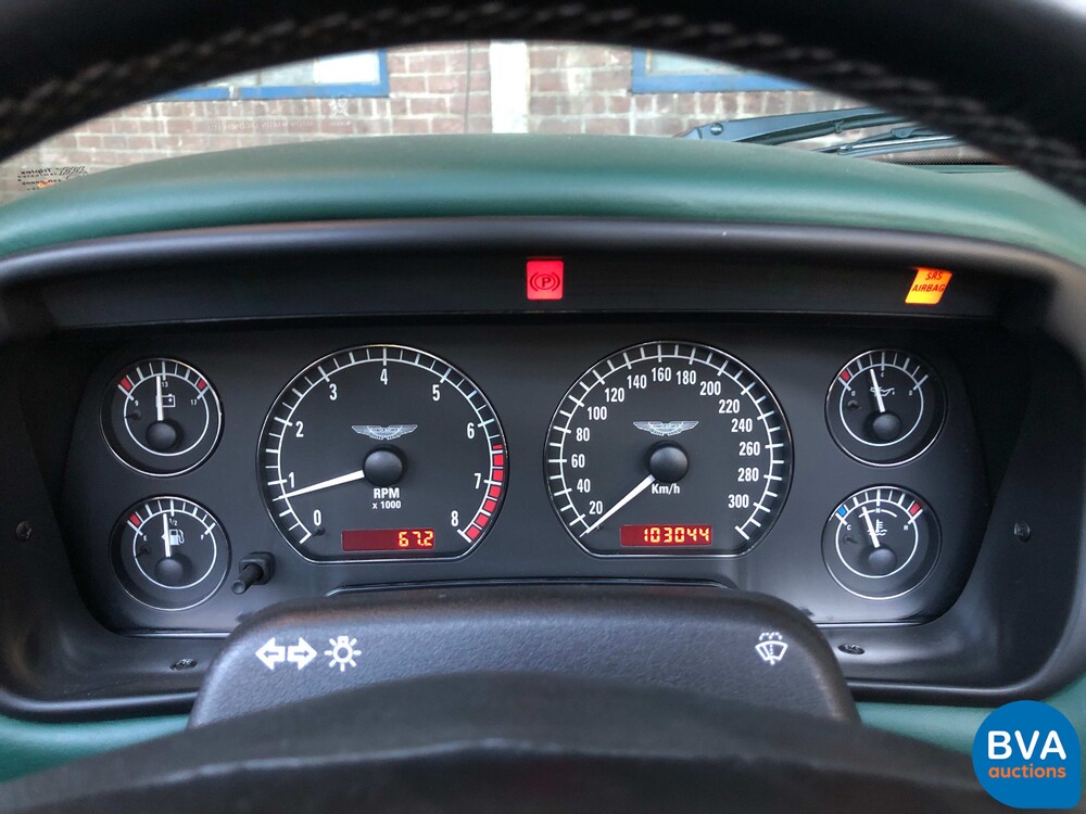 Aston Martin DB7 Volante Vantage 5.9 V12 416pk 2001 -Org NL-, 15-GS-FD.