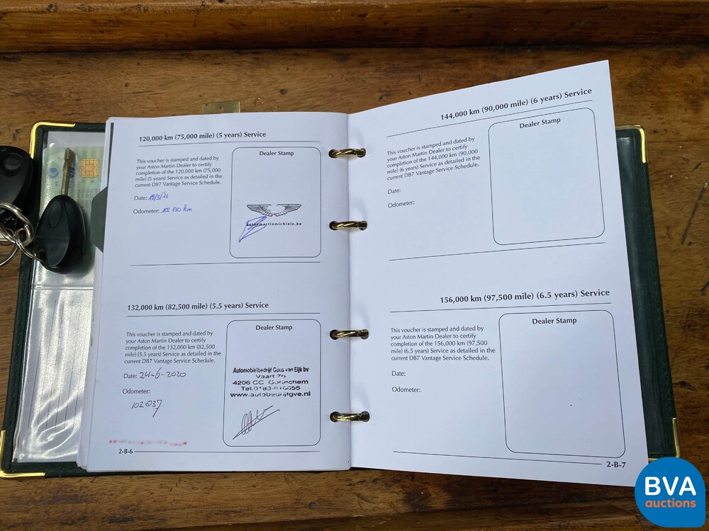 Aston Martin DB7 Volante Vantage 5.9 V12 416pk 2001 -Org NL-, 15-GS-FD.