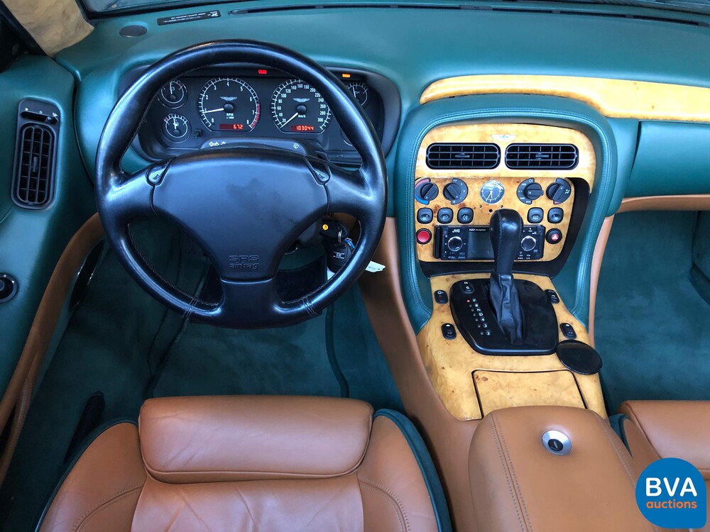 Aston Martin DB7 Volante Vantage 5.9 V12 416pk 2001 -Org NL-, 15-GS-FD.