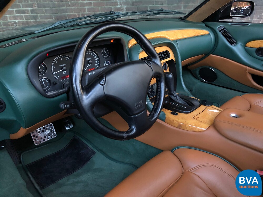 Aston Martin DB7 Volante Vantage 5.9 V12 416pk 2001 -Org NL-, 15-GS-FD.