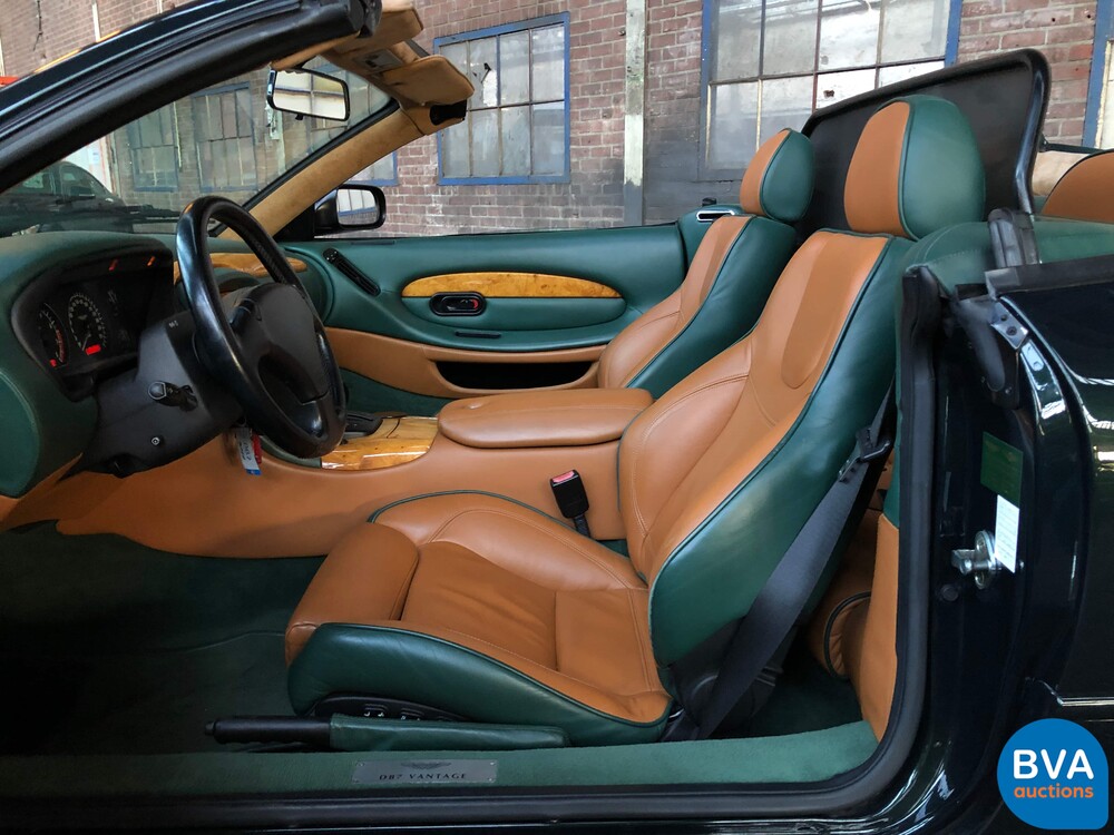 Aston Martin DB7 Volante Vantage 5.9 V12 416pk 2001 -Org NL-, 15-GS-FD.