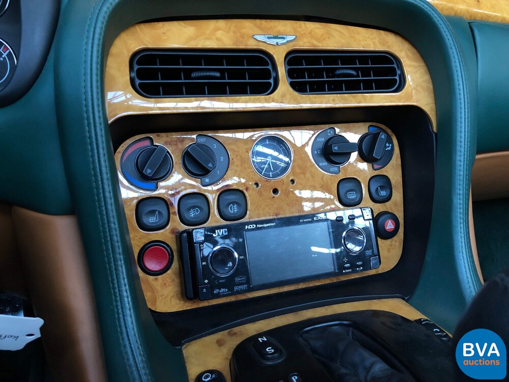 Aston Martin DB7 Volante Vantage 5.9 V12 416pk 2001 -Org NL-, 15-GS-FD.