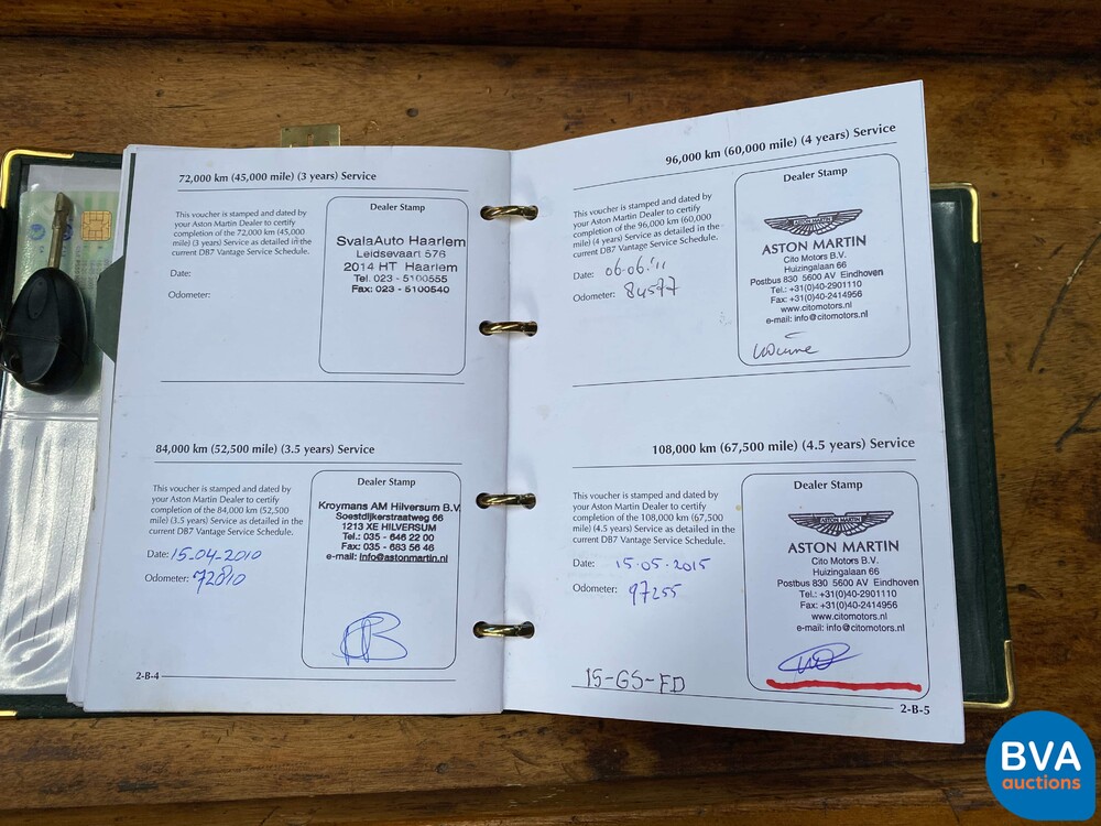 Aston Martin DB7 Volante Vantage 5.9 V12 416pk 2001 -Org NL-, 15-GS-FD.