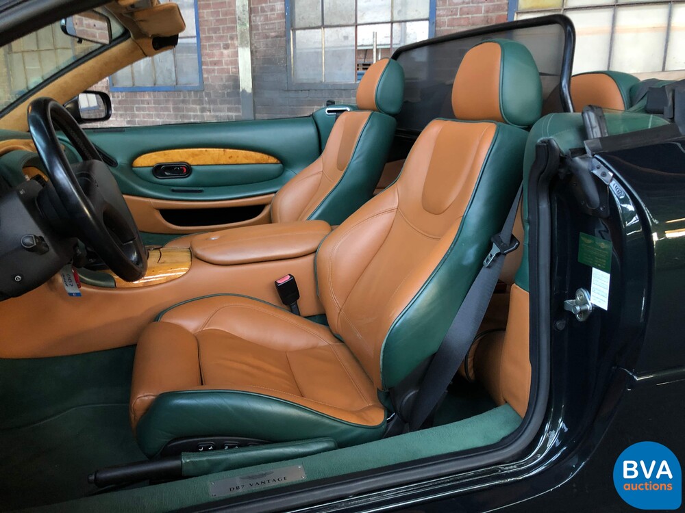 Aston Martin DB7 Volante Vantage 5.9 V12 416pk 2001 -Org NL-, 15-GS-FD.