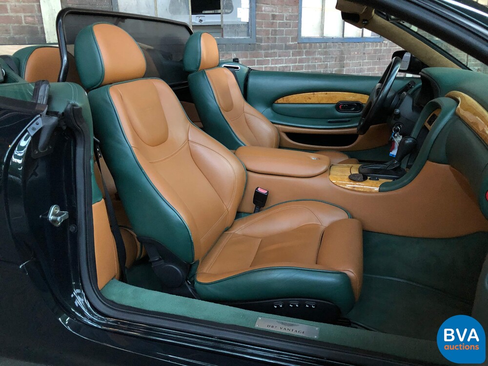 Aston Martin DB7 Volante Vantage 5.9 V12 416pk 2001 -Org NL-, 15-GS-FD.