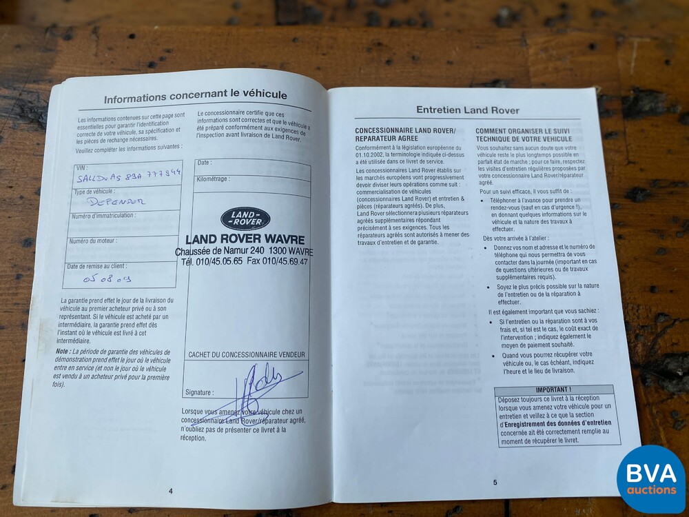 Land Rover Defender 90 Softtop Pick-Up 122 PS 2009 CUSTOM, V-095-RN.