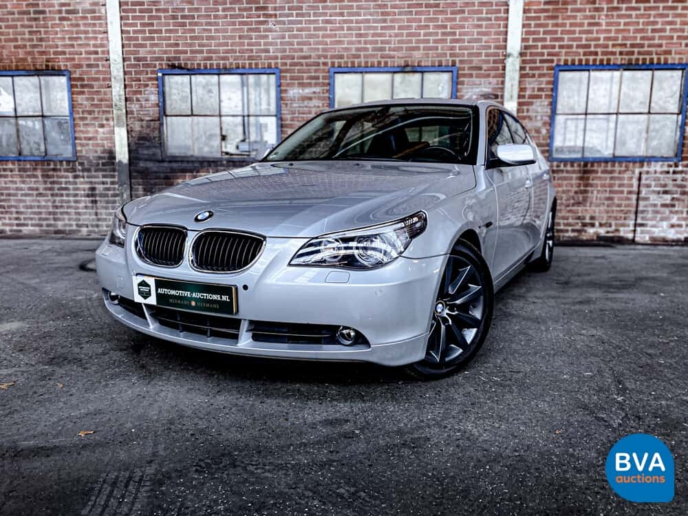 BMW 525i Sedan 192pk 5-series E60 Youngtimer VAT 2005, H-022-XL.