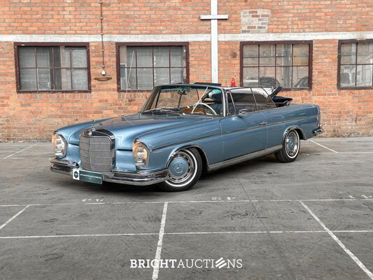 Mercedes-Benz 300SE Cabriolet W112 3.0 163hp 1964 300 series, AR-38-24