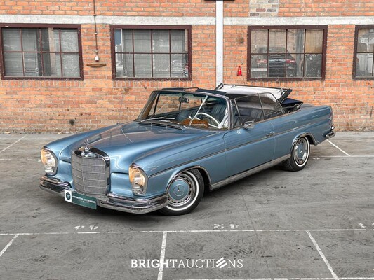 Mercedes-Benz 300SE Cabriolet W112 3.0 163hp 1964 300 series, AR-38-24