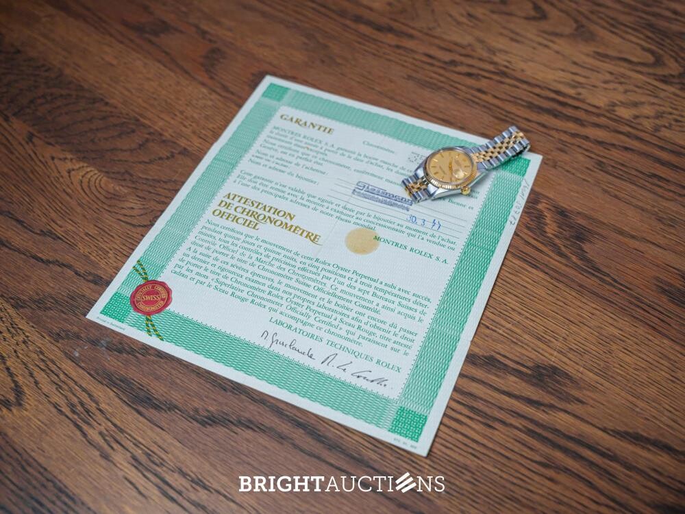 Rolex Datejust Two Tone 1601 1973 - Full Set