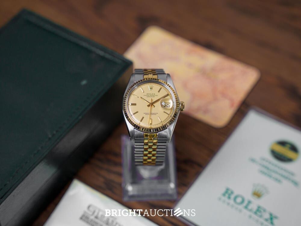 Rolex Datejust Two Tone 1601 1973 - Full Set