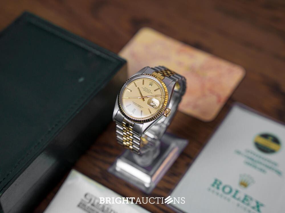 Rolex Datejust Two Tone 1601 1973 - Full Set