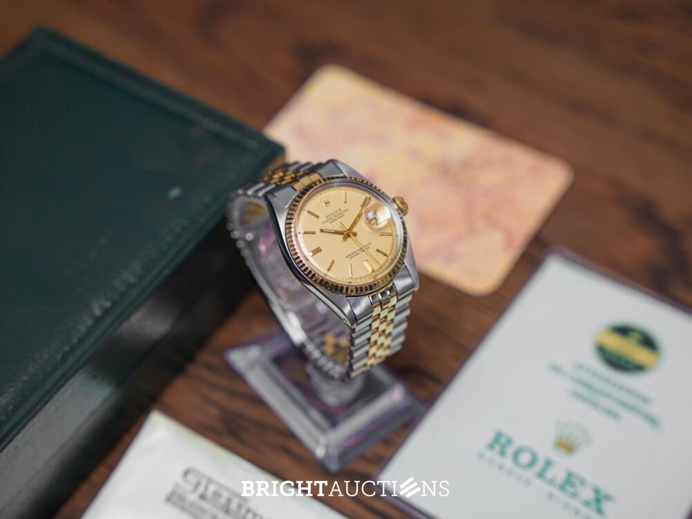 Rolex Datejust Two Tone 1601 1973 - Full Set