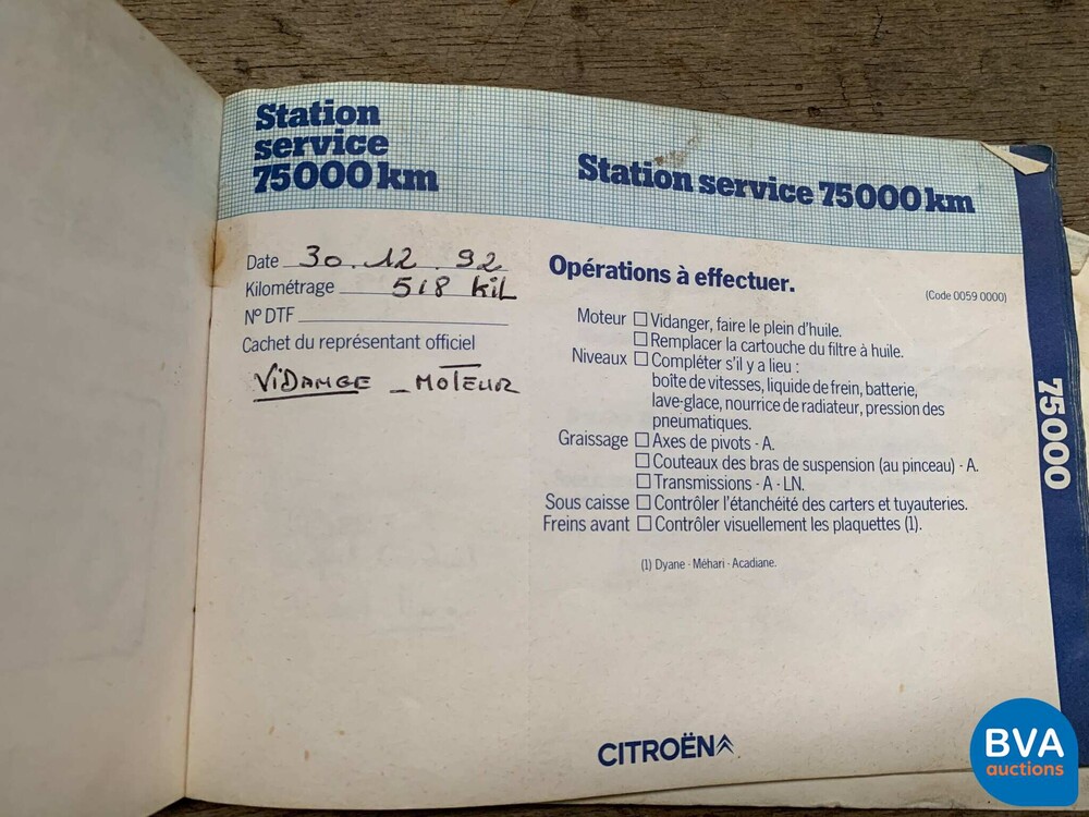 Citroen Acadiane Besteleend 1979