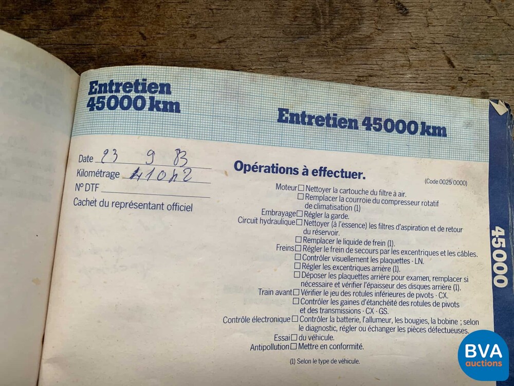 Citroen Acadiane Besteleend 1979