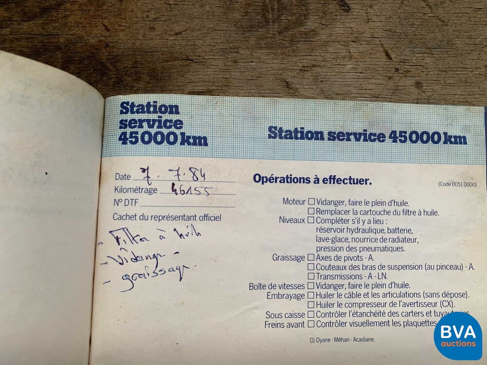 Citroen Acadiane Besteleend 1979